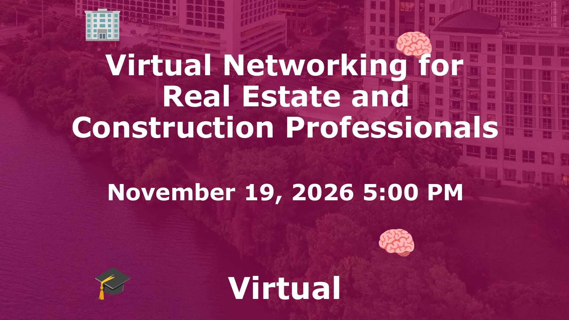Virtual Networking for Real Estate and Construction Professionals event image